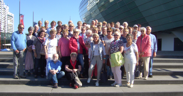 Die Reisegruppe aus SHS in Bremerhaven 