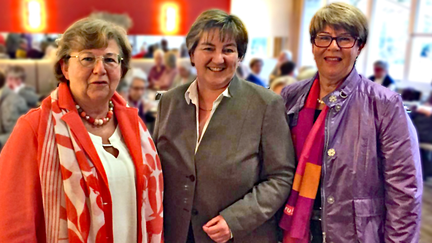 v. l. Ursula Doppmeier, Birgit Ernst, Bernhild Kster