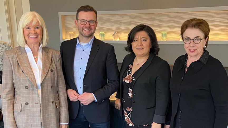 v.l. Gabriele Bremke-Moenikes, Raphael Tigges MdL, Aysegl Winter, Annette Herrmann