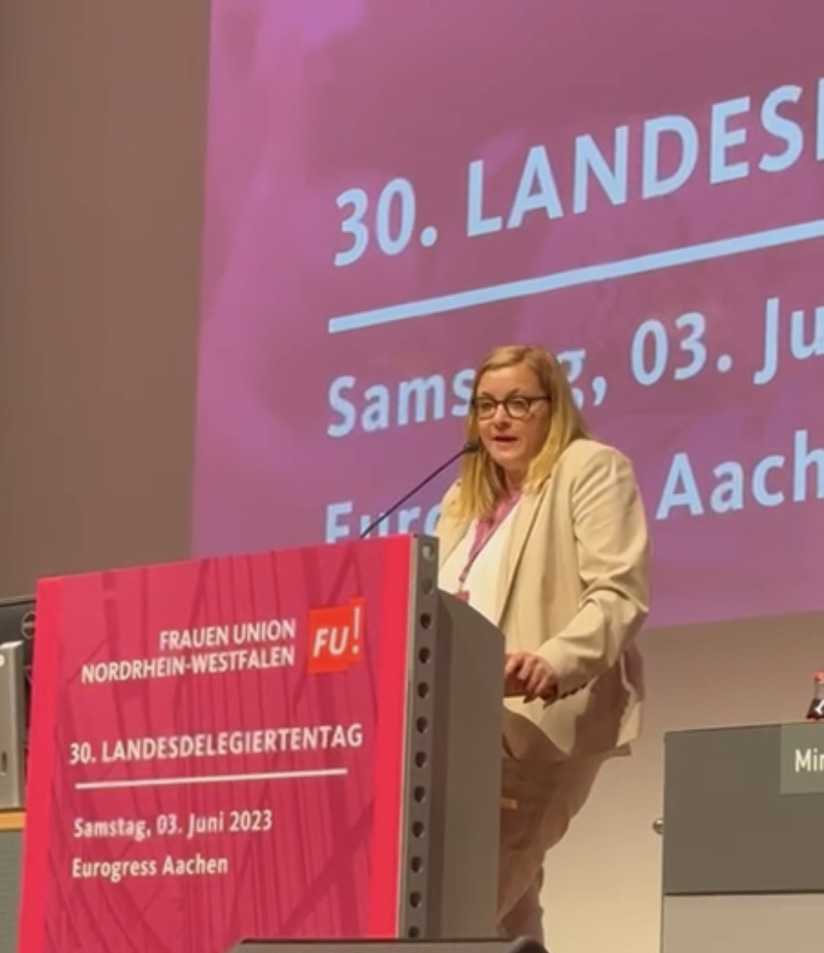 Die neue Landes-Schriftfhrerin Anja Toppmller